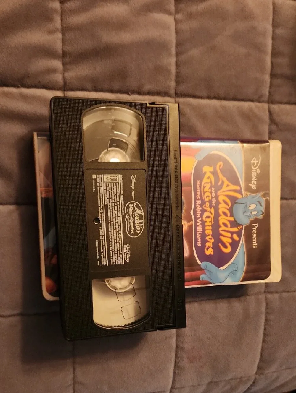 Disney Aladdin and the King of Thieves VHS — Blue, Red, Yellow Cover